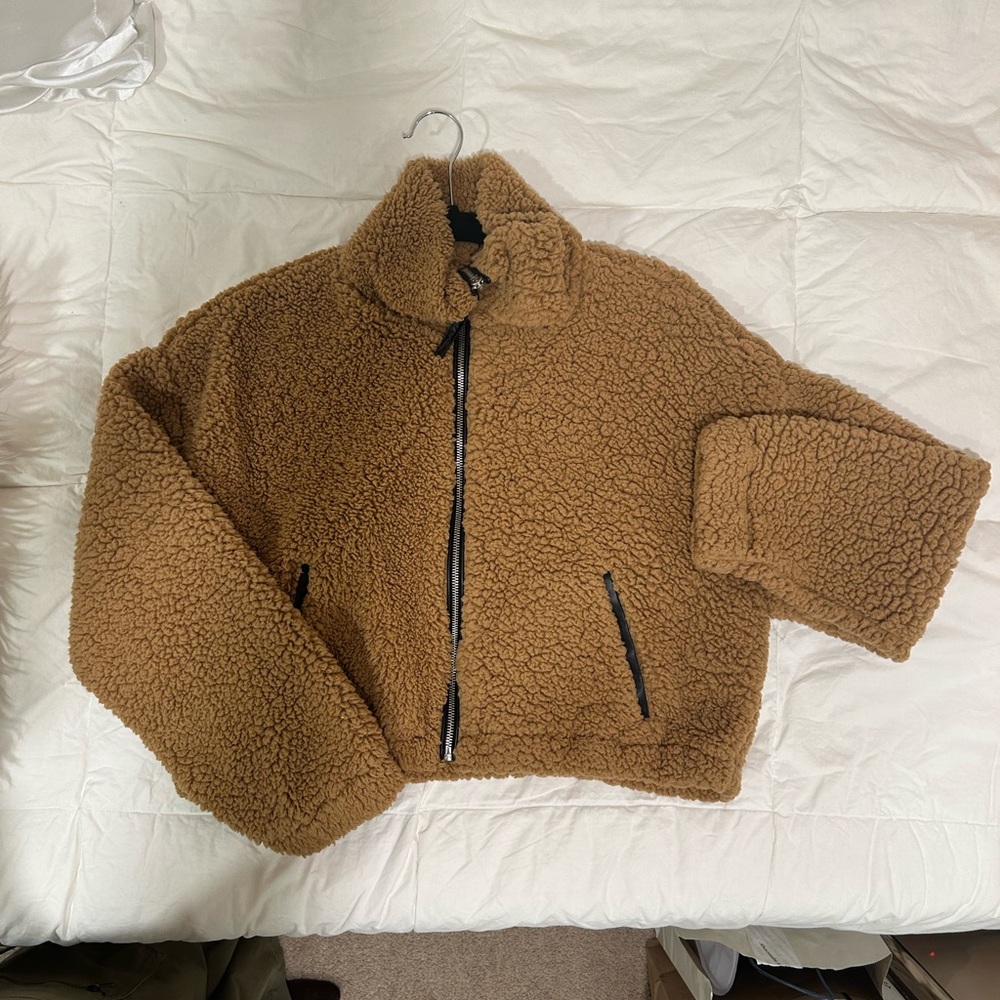 Wallflower Tan Teddy Jacket
